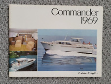 Chris Craft 1969 Commander Boat catálogo de vendas folheto luxo BOM comprar usado  Enviando para Brazil