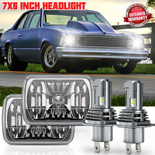 Farol de LED para Chevy Malibu 78-1981 Chevette Corvette DOT par 5X7" 7x6 comprar usado  Enviando para Brazil