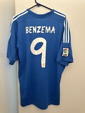 Camiseta Adidas 2013-2014 Real Madrid Karim Benzema XL Extra Grande Décima segunda mano  Embacar hacia Argentina