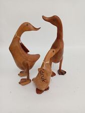 Wooden duck figurine for sale  RUGBY