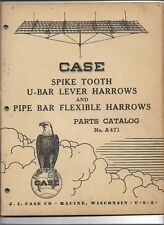 Original Case Spike Tooth U-Bar Lever and Pipe Bar Flexible Harrow Parts Catalog for sale  Lyerly