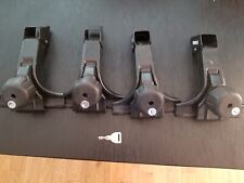 Set of 4 - THULE Rain Gutter Towers 300 w/ Lock Cores & Key for sale  Shipping to South Africa