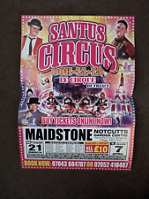 Circus poster santus for sale  CHESTERFIELD