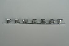 PEUGEOT  emblème logo sigle monogramme hayon coffre en aluminium métal chromé comprar usado  Enviando para Brazil