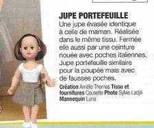 Patron original poupée d'occasion  France