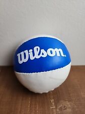 Mini pelota de voleibol, Wilson, pelota de felpa suave, 4,5"" azul blanca vintage segunda mano  Embacar hacia Argentina