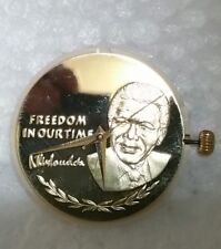 AUTOMATIC MOVEMENT S.1. ETA WITH GOLD DIAL & CROWN & HANDS FROM NELSON MANDELA , used for sale  Shipping to South Africa