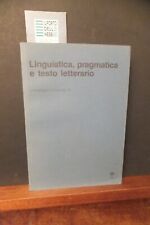 Linguistica pragmatica testo usato  Gorgonzola