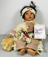 Bonecas Duck House Heirloom criança indígena nativa americana porcelana bebê sem reserva, usado comprar usado  Enviando para Brazil