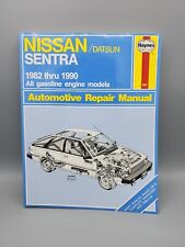 Haynes Nissan Sentra 1982-1990 Owners Workshop Auto Repair Service Manual 982 for sale  Shipping to South Africa