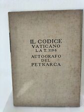 Codice vaticano lat. usato  Italia