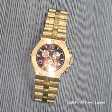 Relógio masculino Renato Wilde Beast mostrador marrom dourado cronógrafo suíço 46mm *PRECISA DE BATERIA comprar usado  Enviando para Brazil