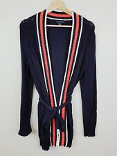 [ TOMMY Hilfiger ] Cardigã Feminino Azul Marinho Casual Malha | Tamanho M ou AU 12 comprar usado  Enviando para Brazil