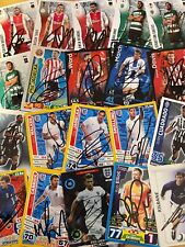 Tarjetas firmadas de match attax, Shoot Out y otras.31 segunda mano  Embacar hacia Argentina