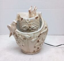 Usado, Fuente de cerámica de mesa con pájaros (tiene bomba y cable de alimentación) segunda mano  Embacar hacia Argentina