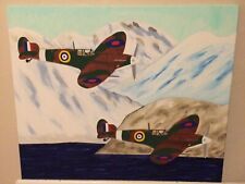 Spitfires snow abstract for sale  NEWCASTLE