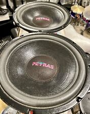 Old School Car Audio! 1 Pair of PETRAS Cx-104, 10” Subwoofers,Vintage,Sq,Rare! for sale  Shipping to South Africa