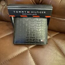 Usado, Billetera de identificación con tarjeta de crédito de cuero premium para hombre Tommy Hilfiger segunda mano  Embacar hacia Argentina