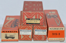 Lote de vagones de carga vintage Marklin década de 1950 cajas vacías 330/1 4005 308 313/3 315/2 segunda mano  Embacar hacia Argentina