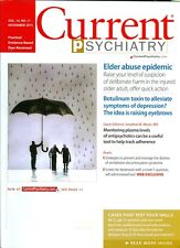 2015 Current Psychiatry Magazine: Elder Abuse Epidemic/Botulinum Toxin for sale  Shipping to South Africa