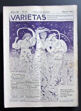 1906 varietas copertina usato  Milano