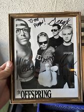 Foto autografada assinada pela The Offspring por todos os membros! Moldura comprar usado  Enviando para Brazil