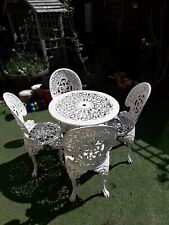 cast aluminium bistro set for sale  DERBY