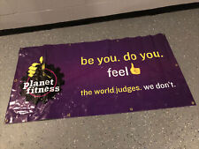 Planet Fitness Large Banner Sign Vinyl Be You Do Feel Emoji Judges 70x36” 6 Feet for sale  Shipping to South Africa