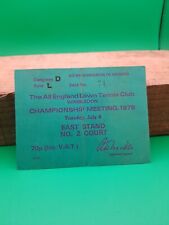 1978 wimbledon tennis for sale  NEWTON STEWART