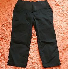 NWOT Old Navy Maternidade Sz 8 Capris Preto Stretch Crop Pants OLX Demi Brand New comprar usado  Enviando para Brazil