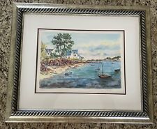 Daniele Cambier Bretagne L’ile Aux Moines Signed Framed Print for sale  Shipping to South Africa