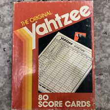 Original yahtzee score for sale  Hudson