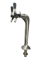 Used, TOF Cobra Style Dual Tap Draft Beverage Tower (2 Faucet) Kegerator for sale  Shipping to South Africa