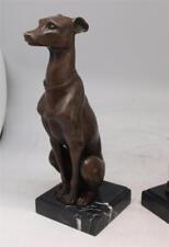 Bronze seated greyhound d'occasion  Expédié en Belgium