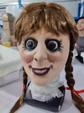 Die Zaubern Annabelle Maske Halloween Scary Maske Cosplay Film Horror Requisiten comprar usado  Enviando para Brazil