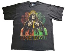 Camiseta Y2K Bob Marley 3XL One Love Music maconha Phat Dog vintage Trinity Rasta comprar usado  Enviando para Brazil