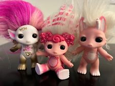 Used, BEAUTIFUL PINK ZELF TROLL DOLLS 2 1/2" Medium, Free Shipping! for sale  Shipping to South Africa