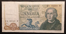 Banconota 5000 lire usato  Ancona