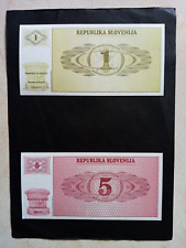 Lotto banconote slovenia usato  Oristano