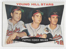 1960 Topps Young Hill Stars #399 Baltimore Orioles PAPPAS/PESCADOR/CAMINANTE (EX+) segunda mano  Embacar hacia Argentina