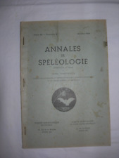 Spelunca annales speleologie d'occasion  Le Crès