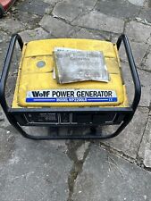 Petrol generator wolf for sale  LEICESTER