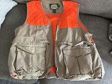 Used, Cabela's Men's XL Orange Upland Hunting Vest Outdoor Gear Fly Fishing for sale  Shipping to South Africa