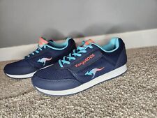  Nuevas zapatillas de tenis KangaROOS azul marino con adorno azul claro y bolsillos con cremallera - talla 8,5  segunda mano  Embacar hacia Mexico