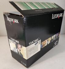 Cartucho de toner preto Lexmark 12A7465 para Lexmark T632 genuíno novo OEM caixa aberta comprar usado  Enviando para Brazil