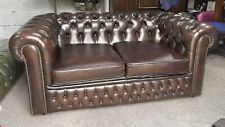 Antique brown leather for sale  BIRMINGHAM