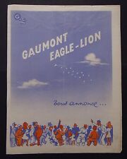 Programme 1946 gaumont d'occasion  Nantes-