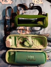 BUNDLE~REAL JBL FLIP 6 SEA/MINT GREEN BLUETOOTH SPEAKER~1CASE& 1JAM'N CARRY CASE, used for sale  Shipping to South Africa