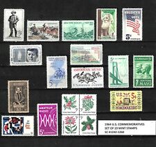 Juego de sellos conmemorativos de Estados Unidos 1964, buen estado, como nuevo casi nuevo, el envío es gratuito segunda mano  Embacar hacia Mexico