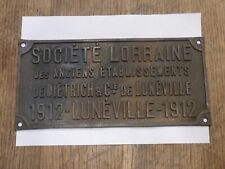 Ancienne plaque constructeur d'occasion  Gouville-sur-Mer